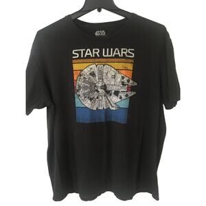 Star Wars 2XL 100% Cotton Short Sleeve V Neck Scoop Collar T-Shirt Fifth Sun